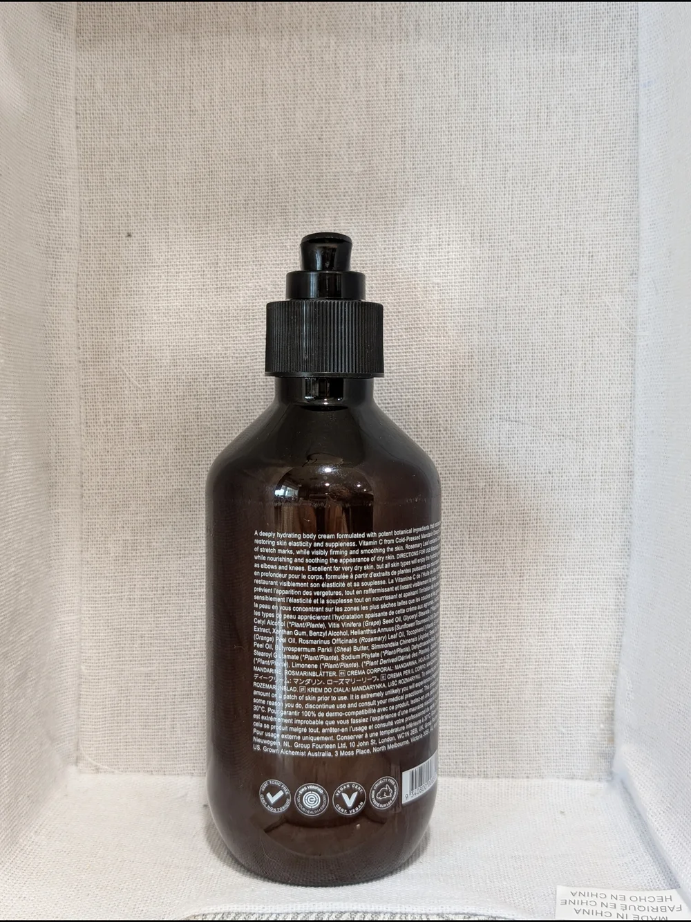 Grown Alchemist Body‎ Cream Mandarin Rosemary-300ml